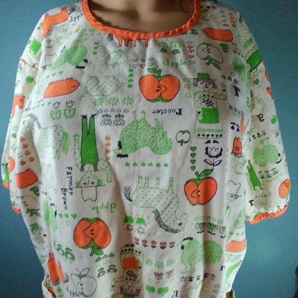 Smock Apron Tree Apron California ,ties and pocket - Picture 3 of 6